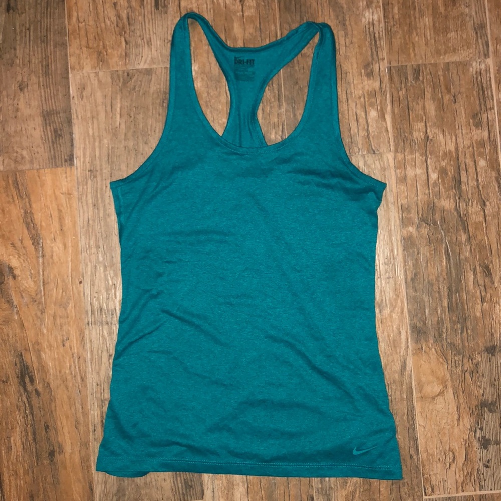 Nike green dri fit tank top